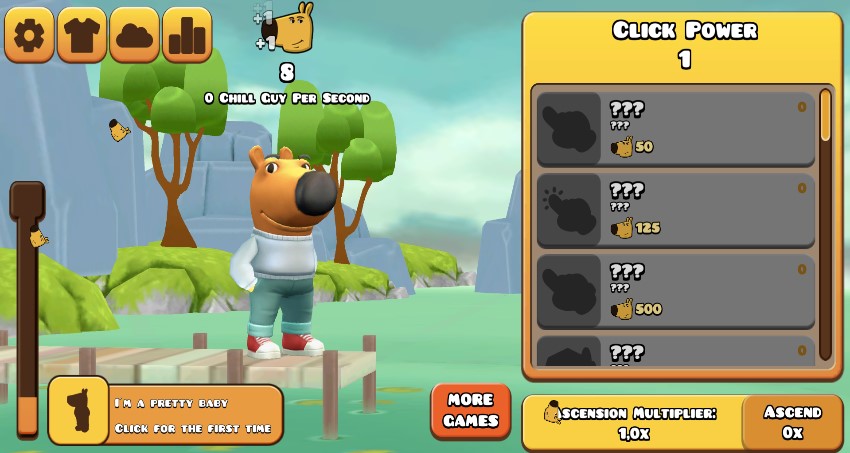 Chill Guy Clicker 3D screenshot