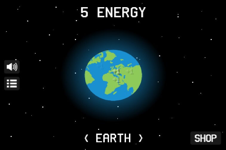 Planet Clicker screenshot
